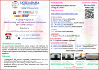 Training Program on Spectroscopy and Instrumentation Techniques SIT-2024 Training Program Poster